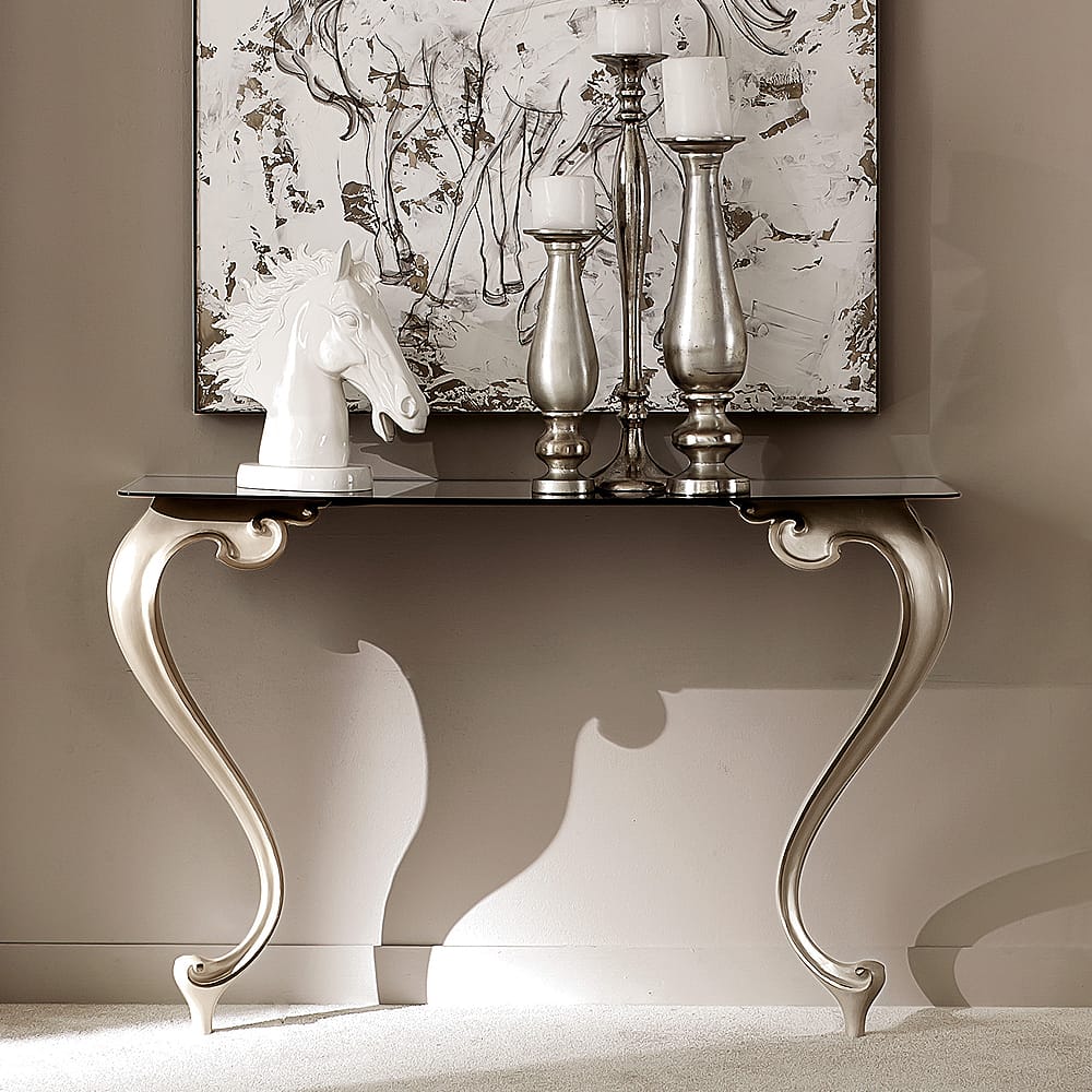 Luxury Italian Mother of Pearl Console