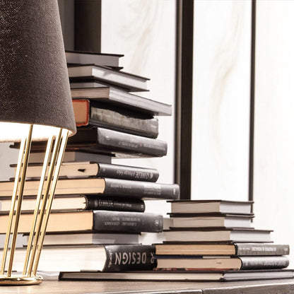 Italian Designer Large Gold Plated Table Lamp