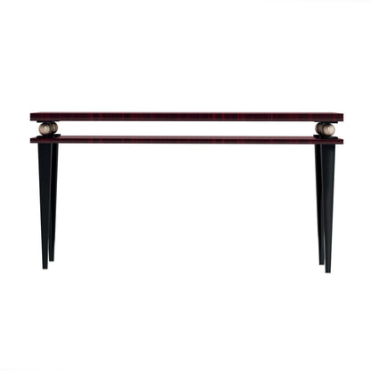 Italian Designer Tiered Sphere Console Table