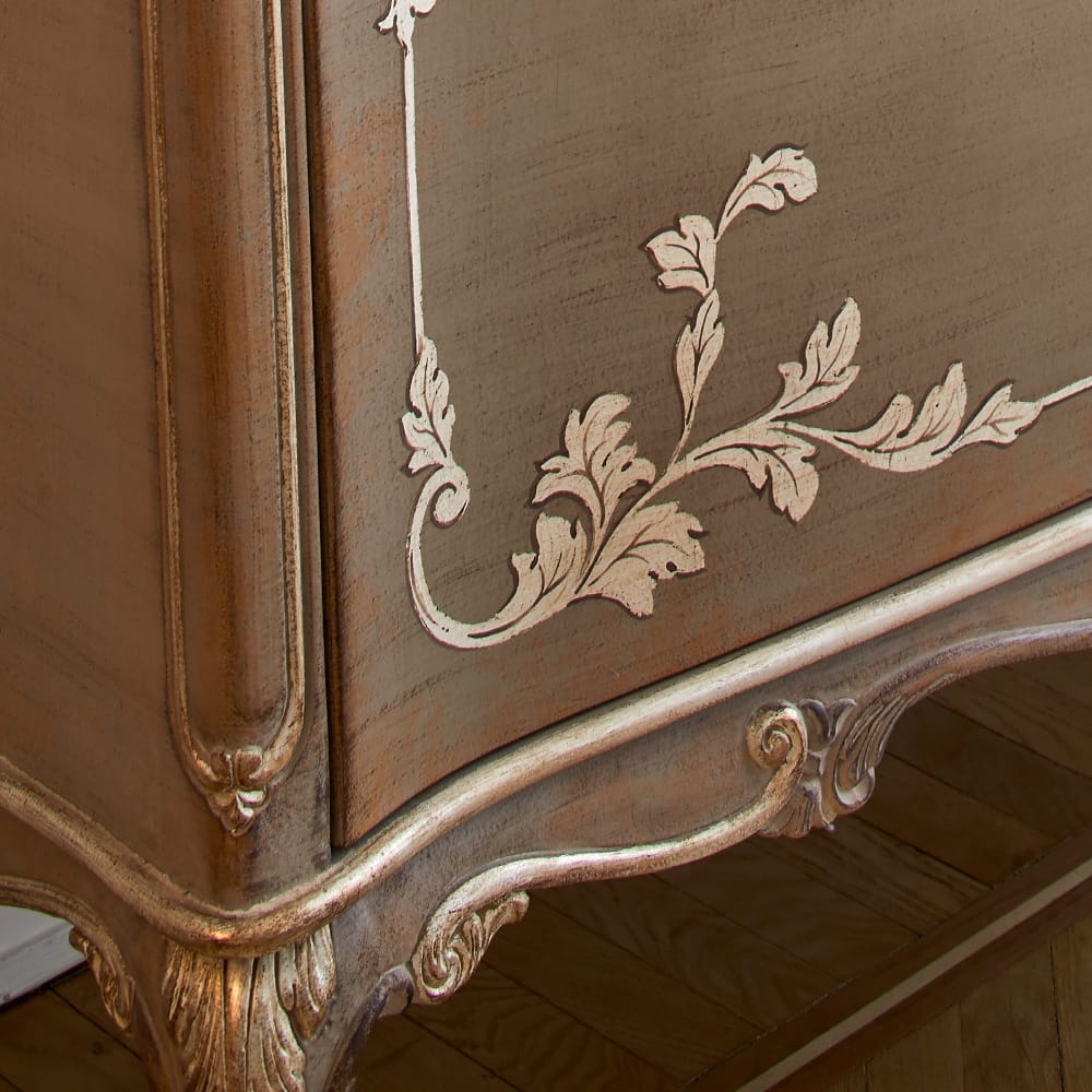 Italian High End Rococo Inspired Buffet Sideboard