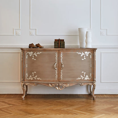 Italian High End Rococo Inspired Buffet Sideboard