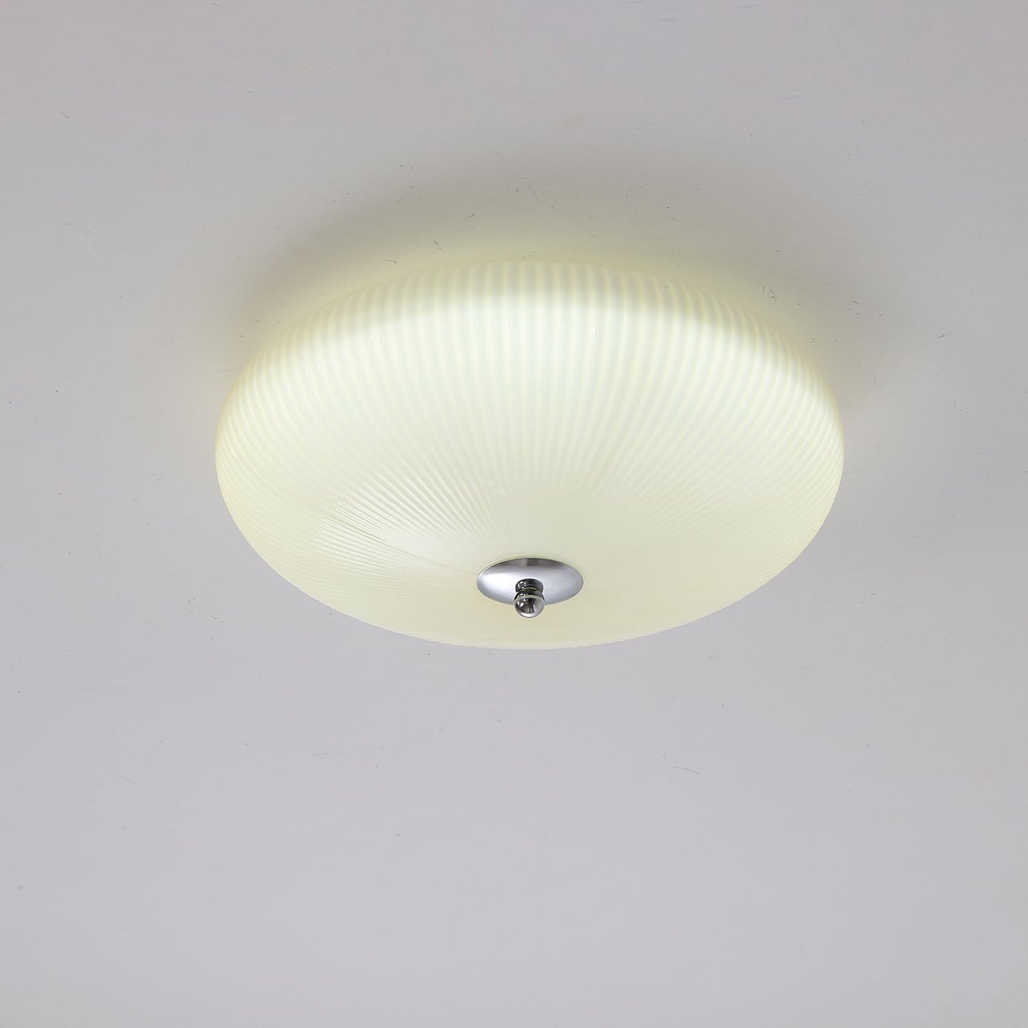 Ivory Ripple Ceiling Light