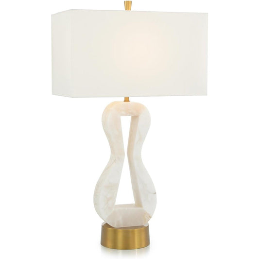 John Richard Infinite Alabaster Table Lamp