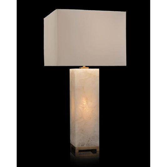 John Richard Illuminated Calcite Table Lamp