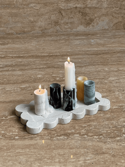 Jade Candle Holder