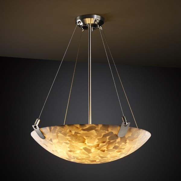 Justice Design Group Alabaster Rocks Alabaster 51 Inch Led Large Pendant Cp124531