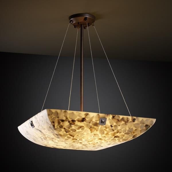 Justice Design Group Alabaster Rocks 39 Inch Large Pendant Cp124623