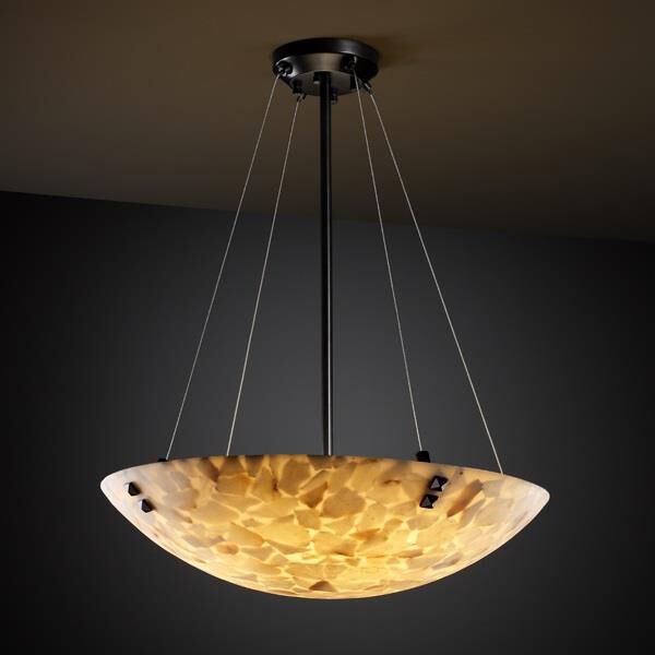 Justice Design Group Alabaster Rocks 39 Inch Large Pendant Cp124625