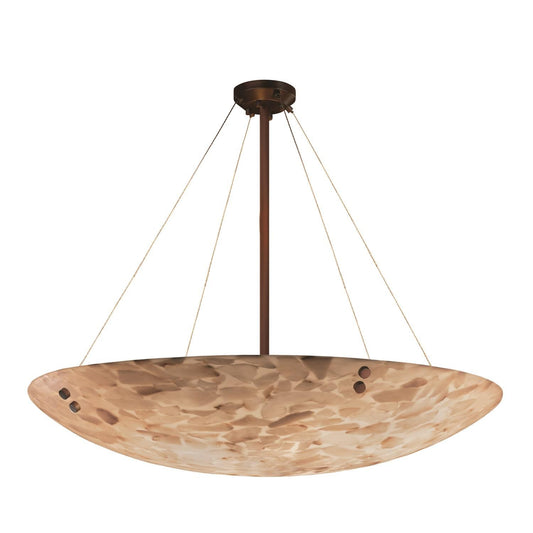 Justice Design Group Alabaster Rocks 63 Inch Led Large Pendant Cp441663