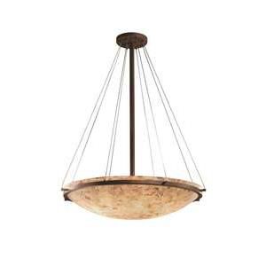 Justice Design Group Alabaster Rocks 51 Inch Led Large Pendant Cp124654