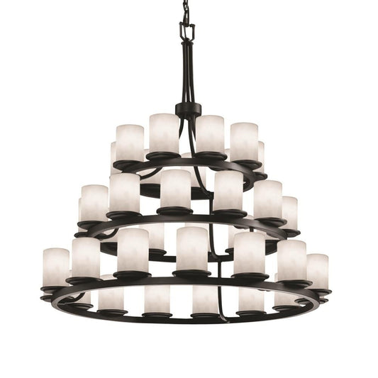 Justice Design Group Clouds 42 Inch 36 Light Led Chandelier Cp441555