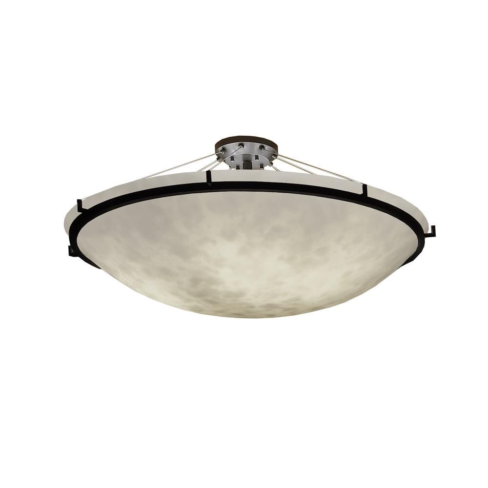 Justice Design Group Clouds 51 Inch 6 Light Led Semi Flush Mount Cp441696