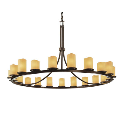 Justice Design Group Candlearia 60 Inch 21 Light Chandelier Cp132616