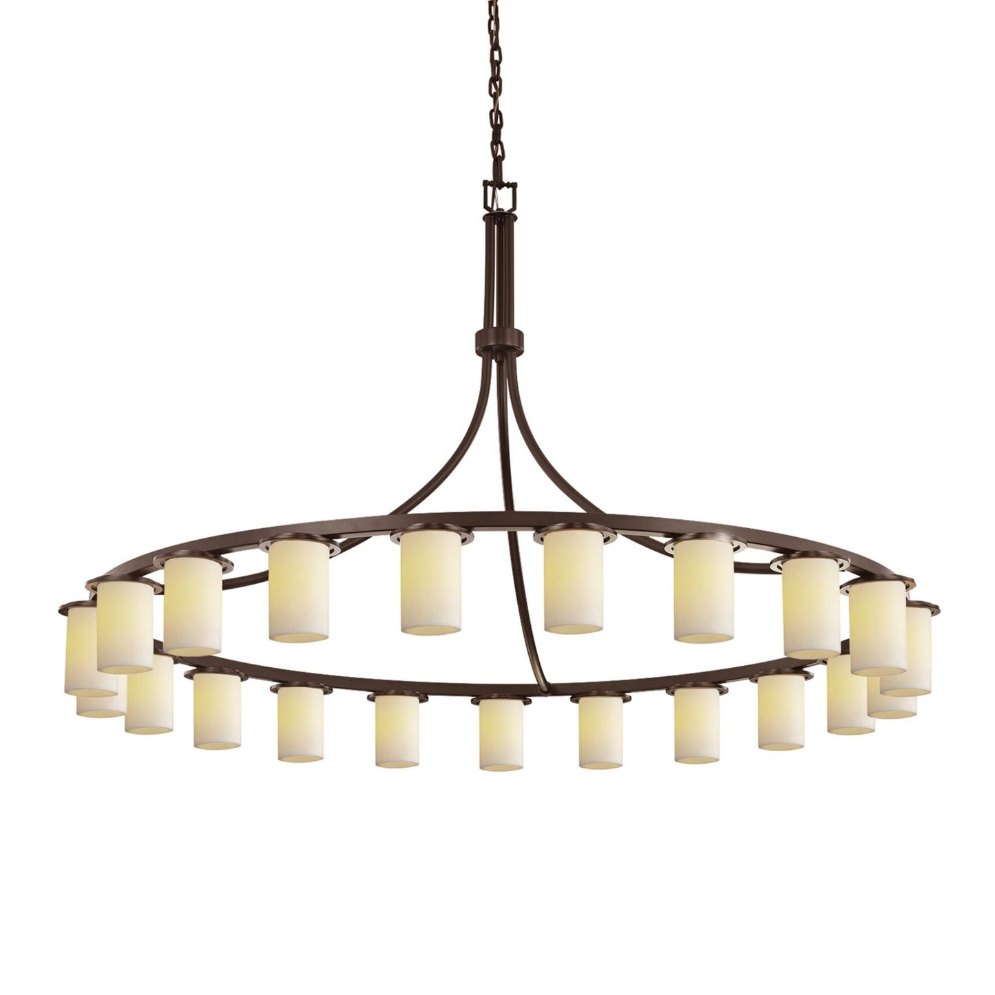 Justice Design Group Candlearia Collection Dakota Family 60 Inch 21 Light Led Chandelier Cp486462