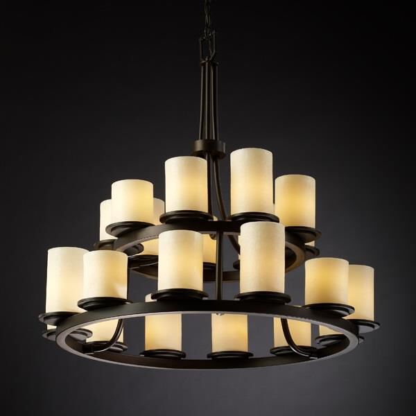 Justice Design Group Candlearia 33 Inch 21 Light Chandelier Cp132636