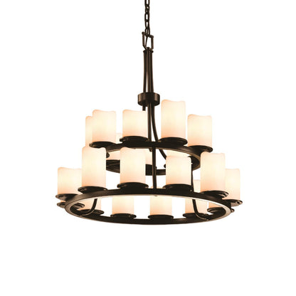 Justice Design Group Candlearia 33 Inch 21 Light Chandelier Cp132637