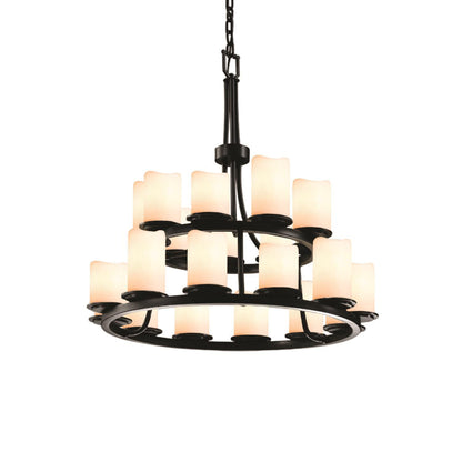 Justice Design Group Candlearia 33 Inch 21 Light Chandelier Cp132637