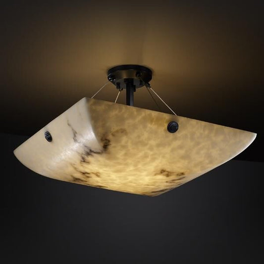 Justice Design Group Lumenaria 39 Inch 8 Light Semi Flush Mount Cp141937