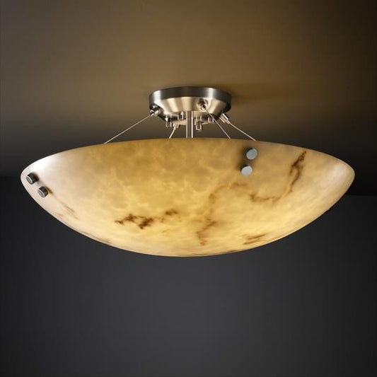 Justice Design Group Lumenaria 39 Inch 8 Light Semi Flush Mount Cp141939