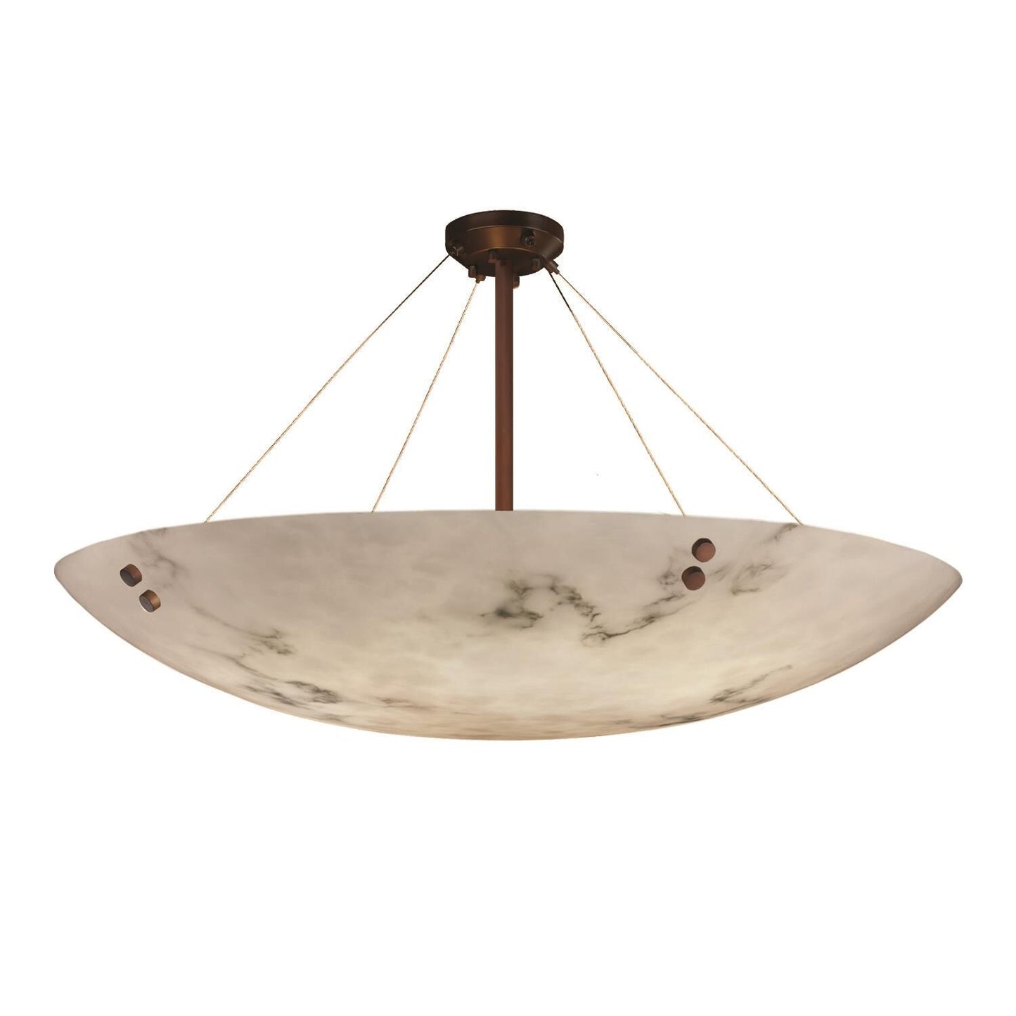 Justice Design Group Lumenaria 63 Inch 12 Light Semi Flush Mount Cp141945