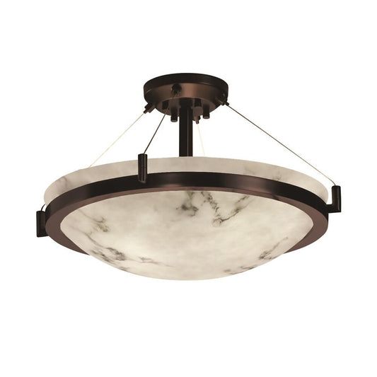 Justice Design Group Lumenaria 39 Inch 6 Light Led Semi Flush Mount Cp441688