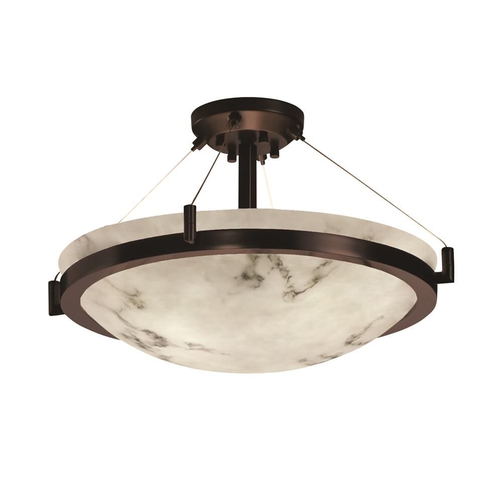 Justice Design Group Lumenaria 39 Inch 8 Light Semi Flush Mount Cp141978