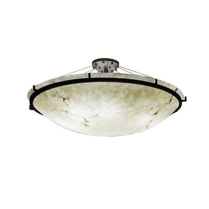 Justice Design Group Lumenaria 51 Inch 8 Light Semi Flush Mount Cp141979