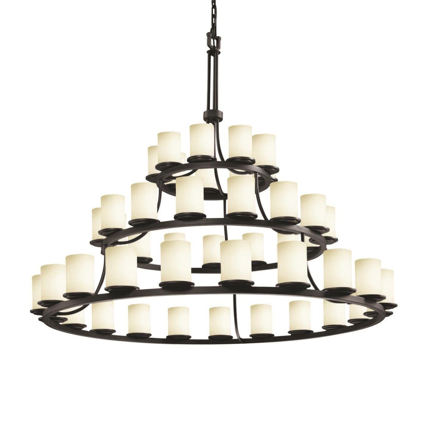 Justice Design Group Fusion 60 Inch 45 Light Led Chandelier Cp441565