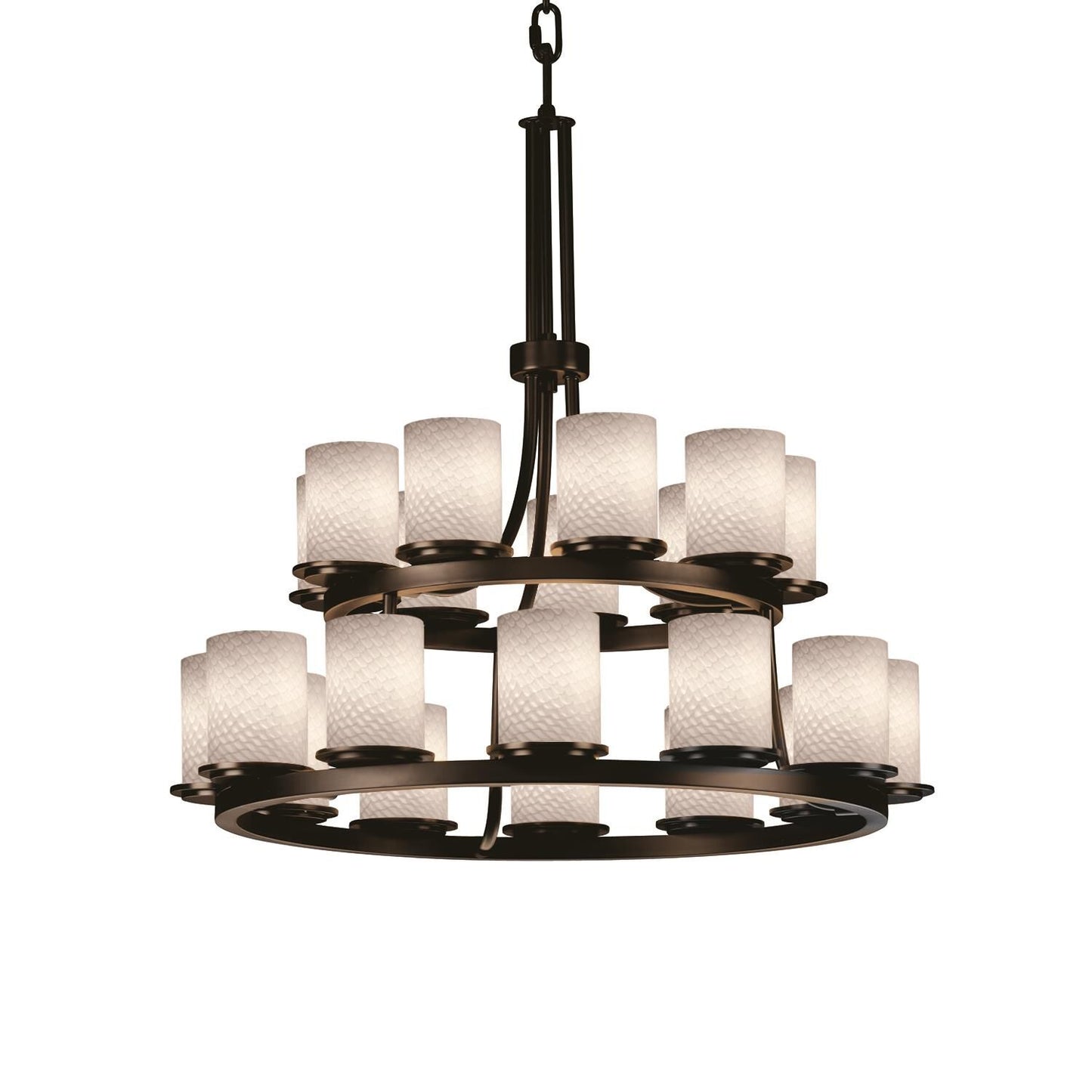 Justice Design Group Fusion 33 Inch 21 Light Chandelier Cp144476