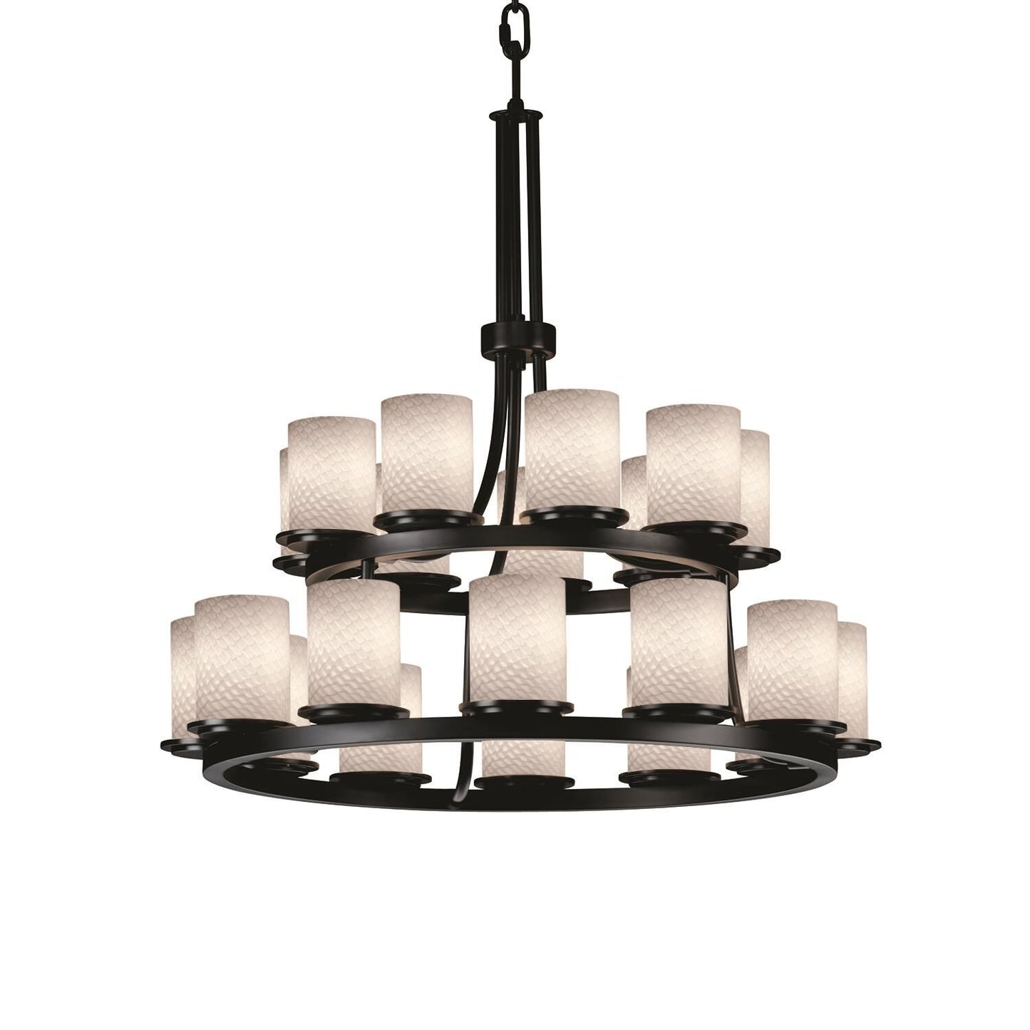 Justice Design Group Fusion 33 Inch 21 Light Chandelier Cp144476