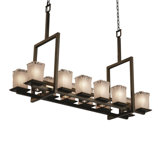 Justice Design Group Veneto Luce 51 Inch 12 Light Chandelier Cp147755