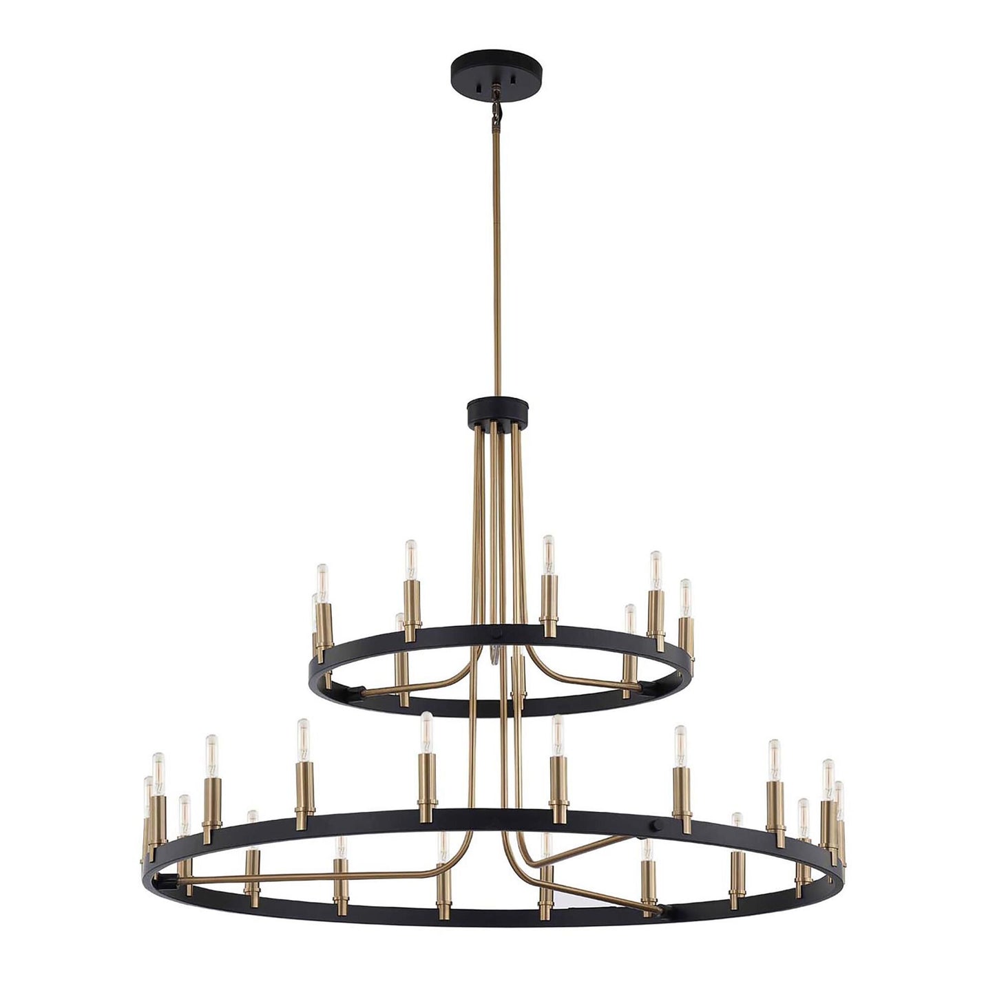 Justice Design Group Clayton 42 Inch 27 Light Led Chandelier Cp790135