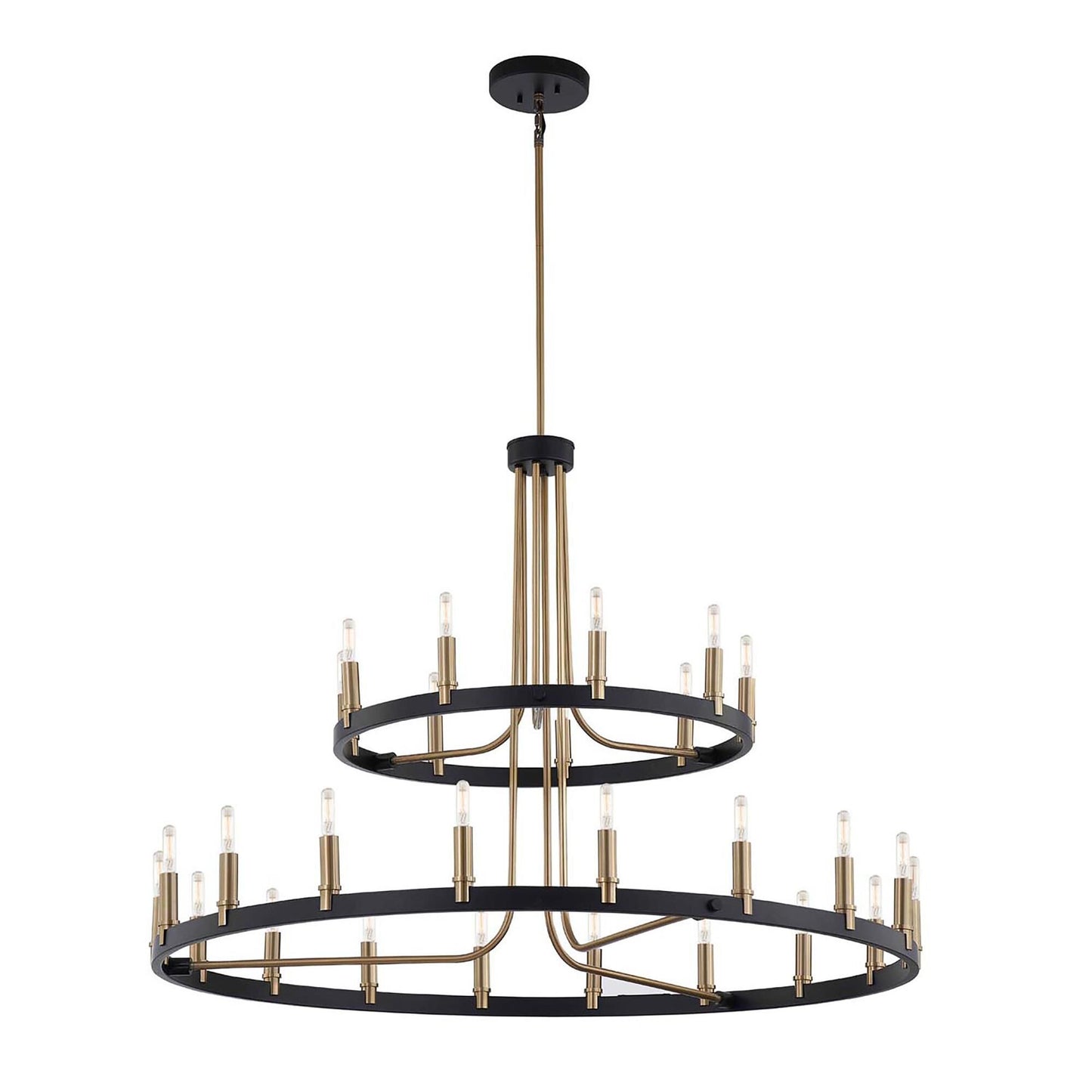 Justice Design Group Clayton 42 Inch 27 Light Led Chandelier Cp790135