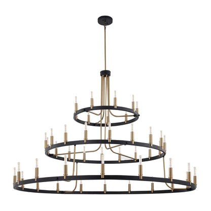 Justice Design Group Clayton 60 Inch 45 Light Led Chandelier Cp790136