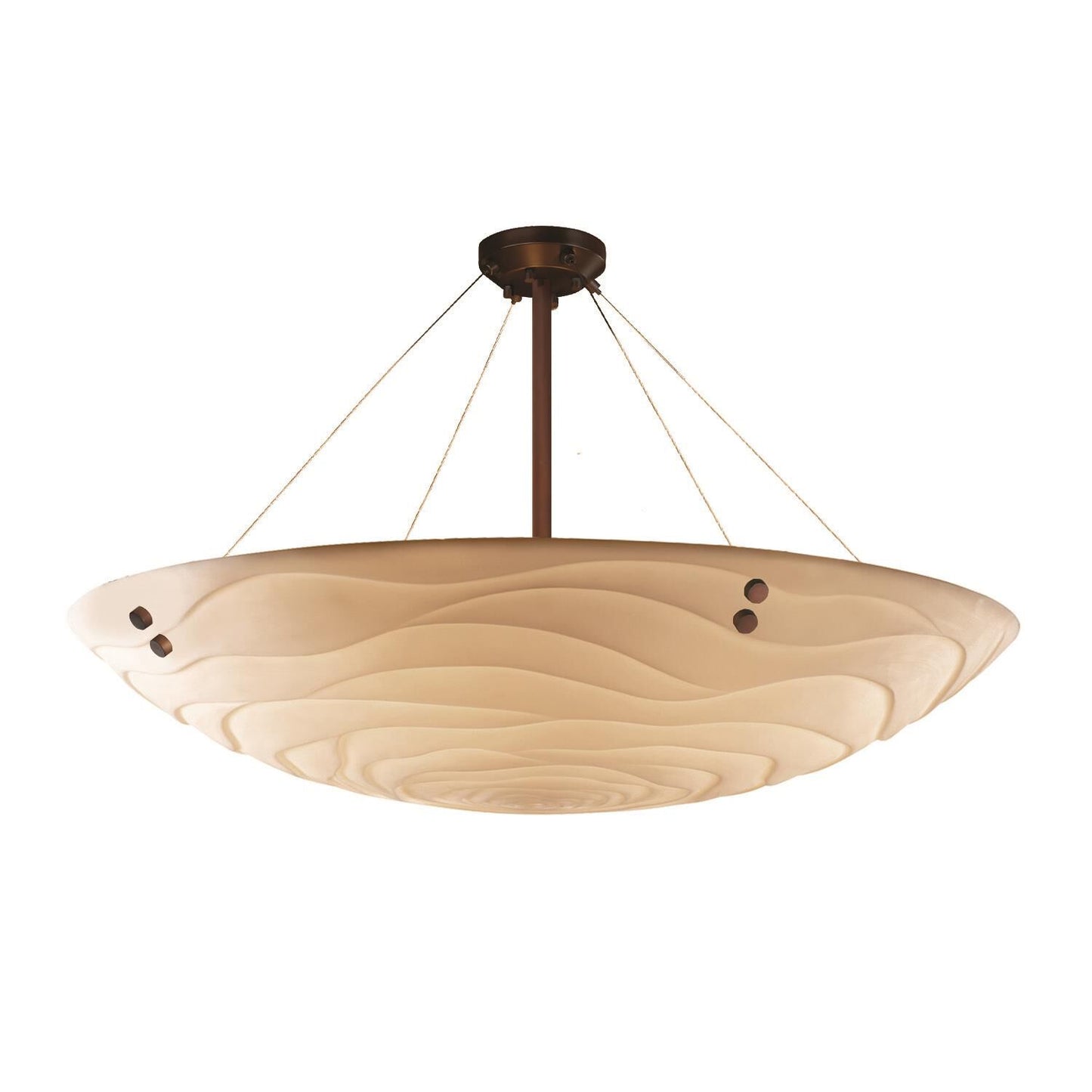 Justice Design Group Porcelina 63 Inch 12 Light Semi Flush Mount Cp167076