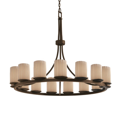 Justice Design Group Limoges 42 Inch 15 Light Chandelier Cp167564