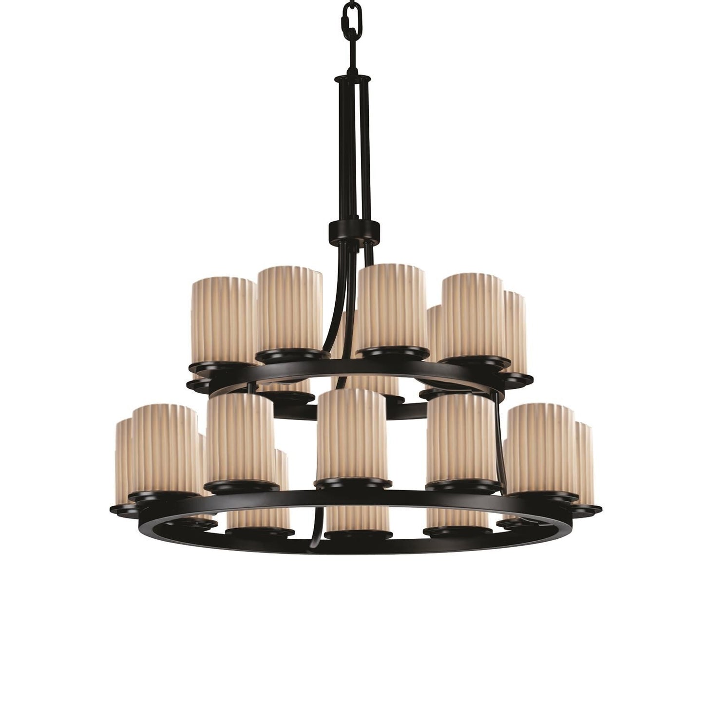 Justice Design Group Limoges 33 Inch 21 Light Chandelier Cp167576