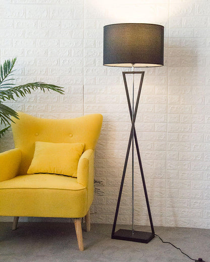 Kaden Black Floor Lamp