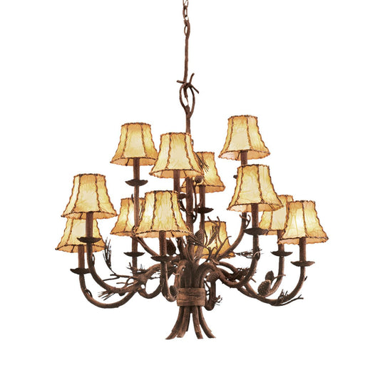 Kalco Lighting Ponderosa 35 Inch 12 Light Chandelier Cp75003