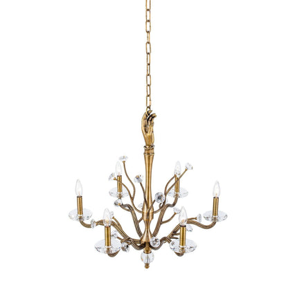 Kalco Lighting Venus 26 Inch 6 Light Chandelier Cp786903