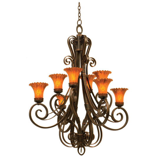 Kalco Lighting Mirabelle 41 Inch 8 Light Chandelier Cp77843