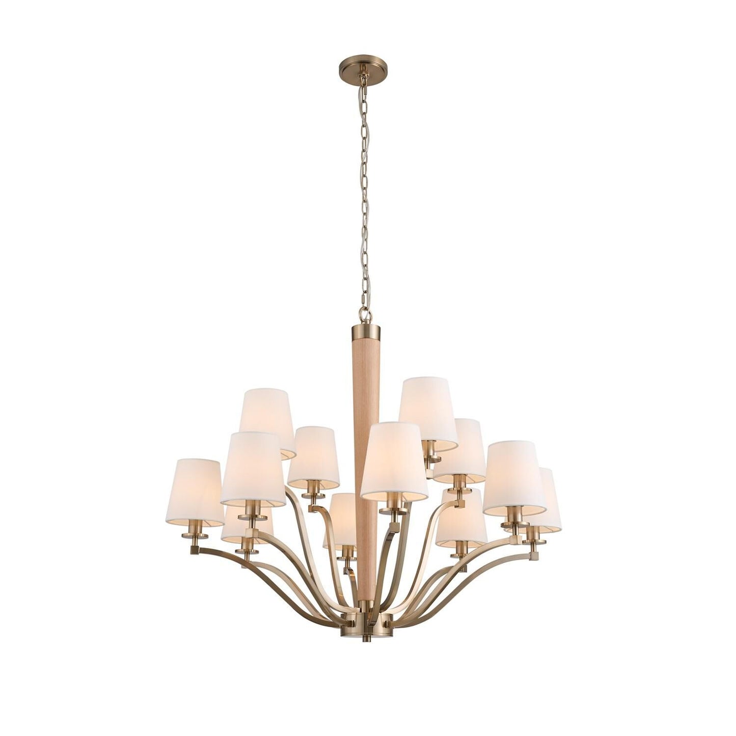 Kalco Lighting Curva 12 Light Chandelier Cp786928