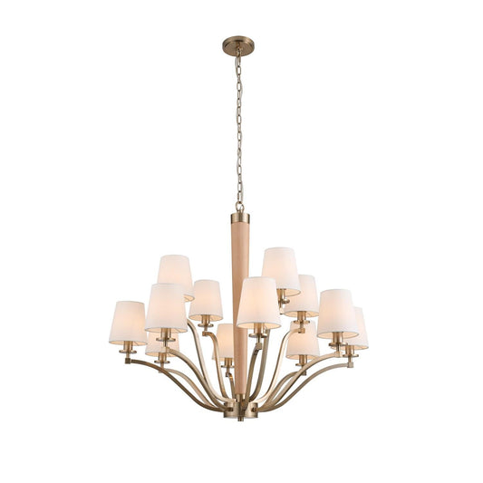 Kalco Lighting Curva 12 Light Chandelier Cp786928