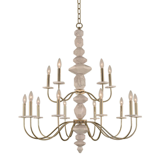 Kalco Lighting Carrara 40 Inch 15 Light Chandelier Cp47997