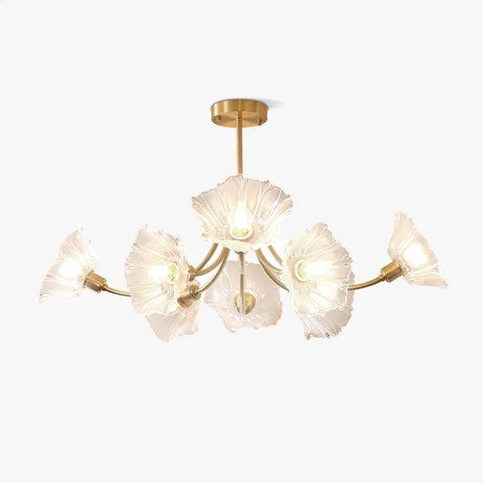 Kalin Flower Glass Ceiling fixture Chandelier