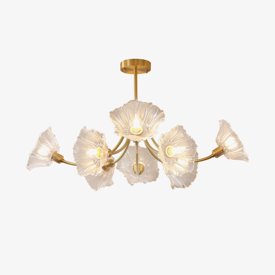 Kalin Flower Glass Ceiling fixture Chandelier