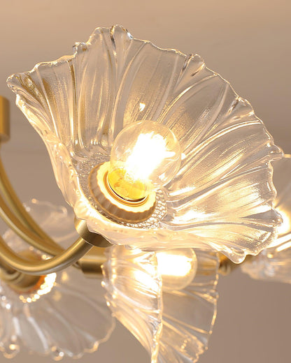 Kalin Flower Glass Ceiling fixture Chandelier