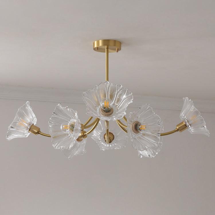 Kalin Flower Glass Ceiling fixture Chandelier