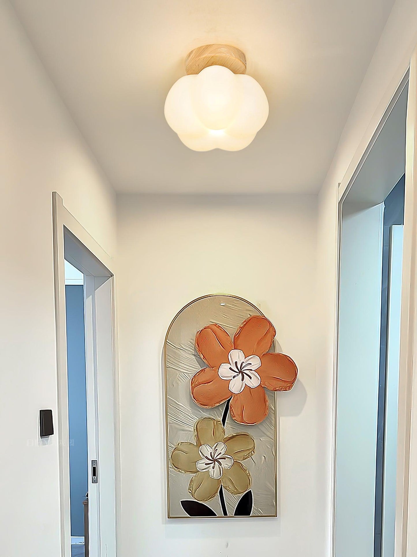 Kapok Flower Mini Flush mount light Ceiling Lamp