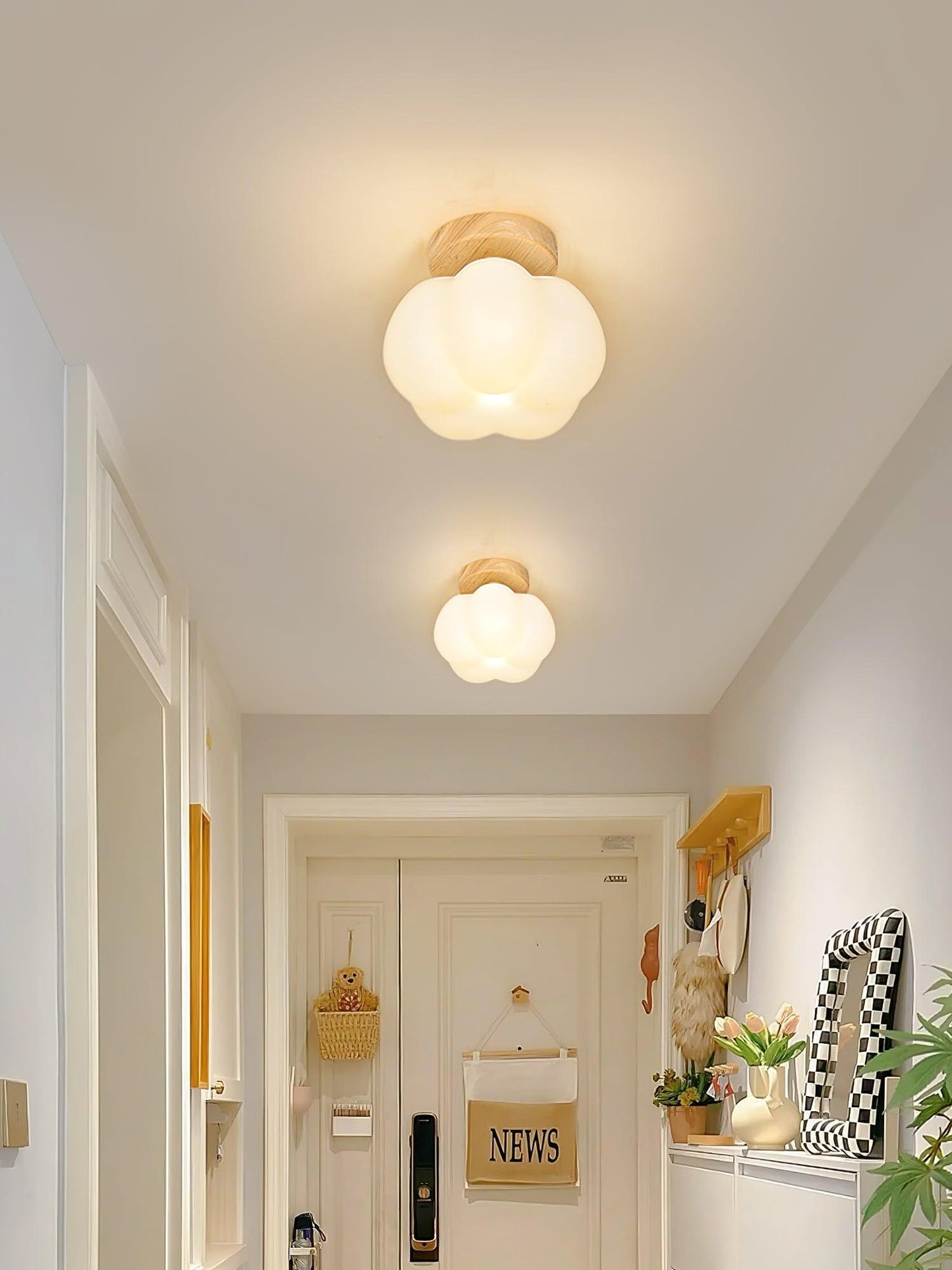 Kapok Flower Mini Flush mount light Ceiling Lamp